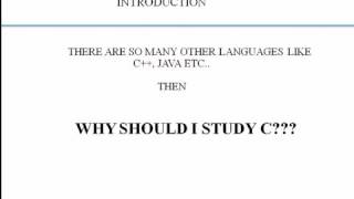 c language easy to learn