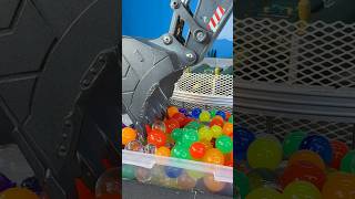 Remote control vehicles are working with balls 🚜🎾 #builderc