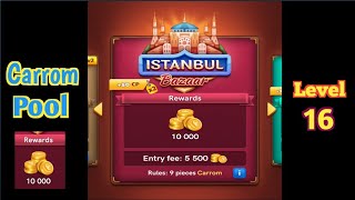 carrom pool hack level 16 #youtubeshorts #shortsviral #shortsstoryexplain #carromworldgamingcarrom