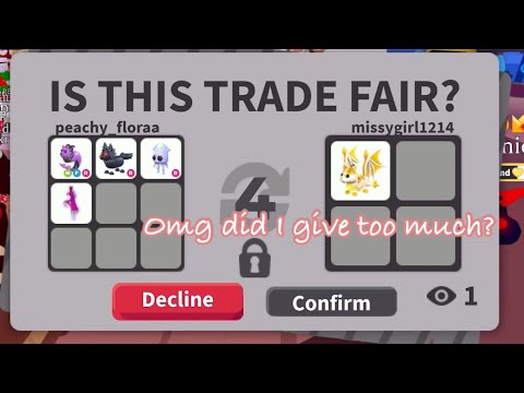 TRADING NEW FAIRY BAT DRAGON IN ADOPT ME!!! ft. Peachy Floraa