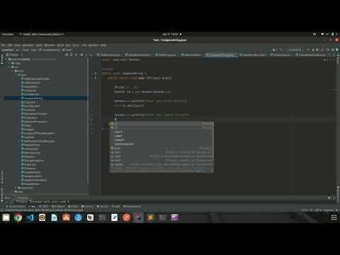 Simple program to compare two String in JAVA.