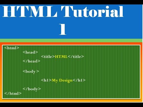 HTML Tutorials 1