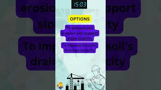 Function of a Soil Retention System | civil interview quiz 55 #civil #ytshorts #soilretention
