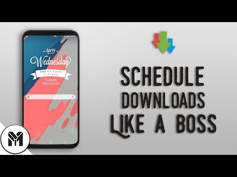 How to Schedule Downloads in Android
