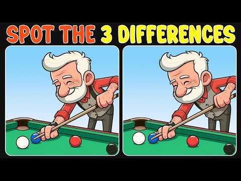 🧩🧠Genius Level Spot The Difference Challenge!《 A Little Hard 》#95