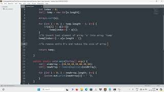 Write a method that returns a new array by eliminating the duplicate values in the array | JAVA