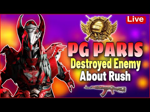 PUBG ERANGEL FULL RUSH GAMEPLAY | PG Paris live