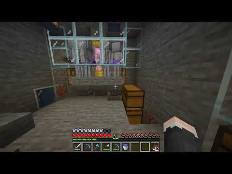 【Minecraft】 スポナーの確認をして詰まり知らずの経験値トラップを作る！　ドラクラpart 3