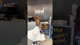 Skirt made with ​⁠@Mood_Fabrics #sew #sewing #learntosew