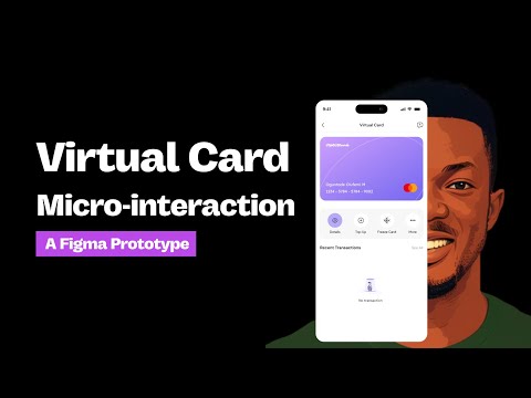 Virtual Card UI Design | Prototype | Interaction
