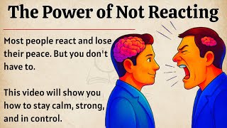 The Power of Not Reacting || Graded Reader || Improve Your English Fluency ✅️