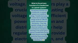 Electrical Power Systems Question 1