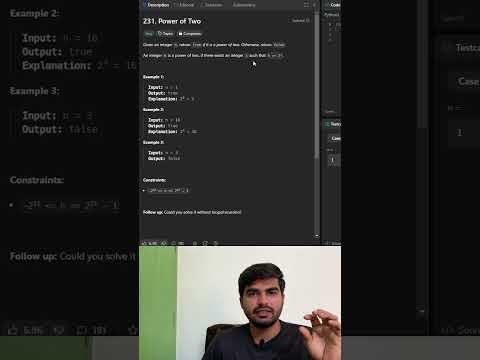 Power of Two | Leetcode 231 | Tamil Explanation | Karthi Stucks At Code