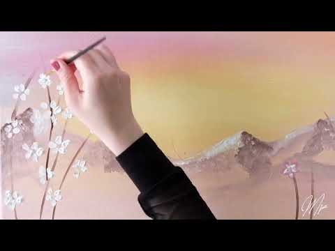 Easy Art Tutorial - Sunrise Painting