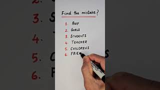 Find the mistake