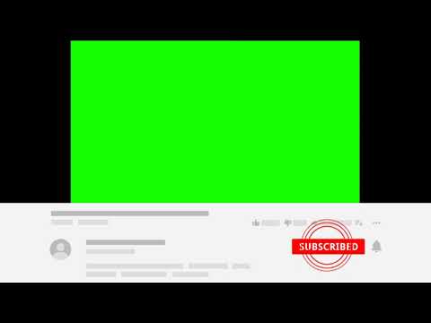 Green screen subscribe button copyright free | green screen | computer screen subscribe animation