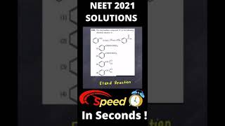 NEET 2021 Chemistry Solutions #shorts #answerkey #NEET#NEETSolutions#shorts