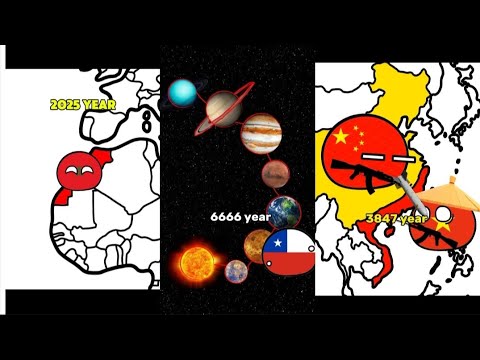Collection of countries with long territories (countryballs)