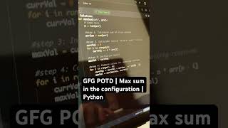 Max Sum in Configuration in 60 Seconds 🔥 | Array Rotation Trick #problemoftheday