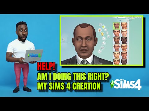 Help! Sims 4 - Making myself - First time playing