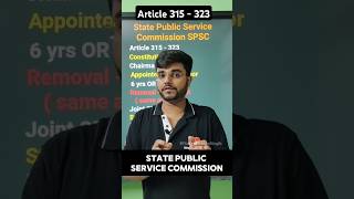 State Public Service Commission SPSC | Article 315 to Article 323 | Joint Public Service Commission