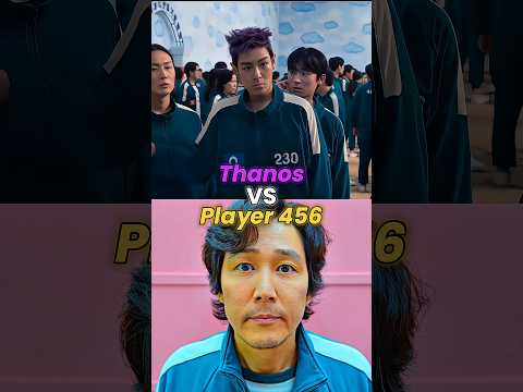 Thanos Vs Gi-hun (Player 456) 😱 #squidgame #player456