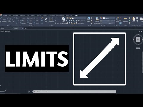How to set AutoCAD Limits. AUTOCAD LIMITS