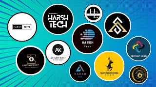 How to make logo for YouTube channel | How to make logo in PicsArt