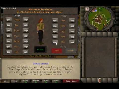 Oldschool Runescape 07 - Live Tutorial Island Adventures