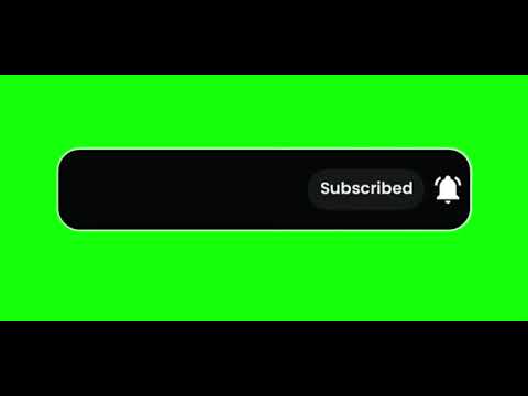 Subscribe Button, Greenscreen, No Copyright