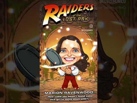 "Raiders of the Lost Ark" hommage