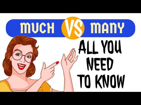 Master English Grammar: Countable vs. Uncountable Nouns|Much vs Many