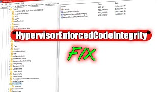 Fix Missing “HypervisorEnforcedCodeIntegrity” in Registry | COD Crash or Anti-Cheat Error Fix