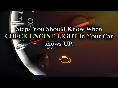 Things you should know when check engine light in your car shows up while driving!!!!