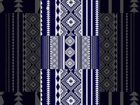 BATIK GEOMETRIC ETHNIC ORIENTAL BACKGROUND || loop N loop  #animation #loopingbackground #batik