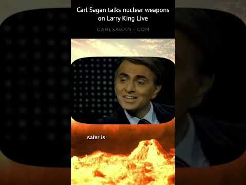 Carl Sagan talks nuclear war on Larry King Live
