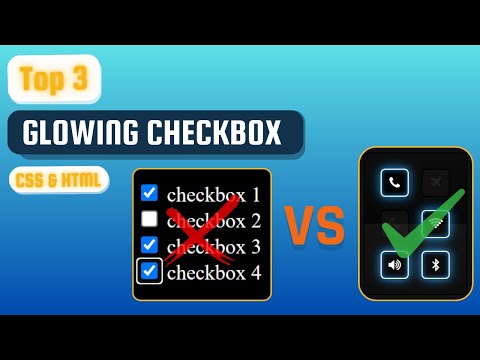 Glowing Checkboxes: Top 3 Stunning Designs with HTML & CSS