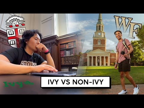 Ivy League VS Non-Ivy: College Day in the Life - Brown University & Wake Forest University