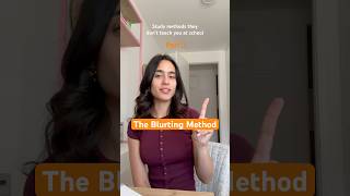 Study Tips: The Blurting Method, a type of active recall #study #hsc #activerecall #exam #tutor