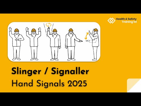 Slinger / Signaller Hand Signals 2025 | How to Direct Cranes
