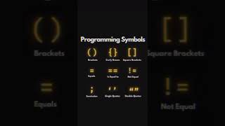 #gk #programming #symbols