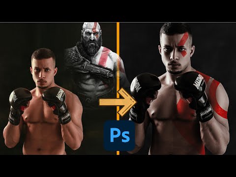 Photoshop magic: transform yourself into Kratos from God of War