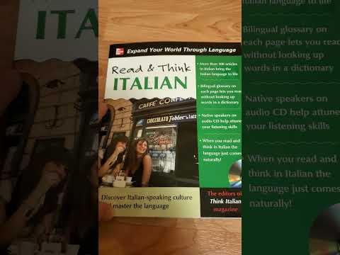 Read and Think Italian | Italian Books for Language Learners #shorts #learnitalian #learningitalian