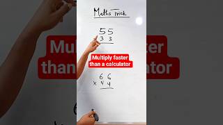multiply faster than a calculator using this math trick.#mathshorts #mathstricks #maths #vedicmaths