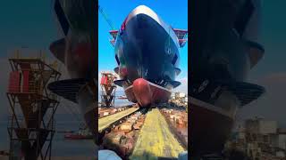 Big ship launching