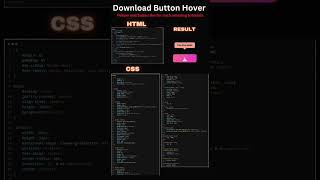 CSS Download Button 🚀🚀🚀🚀.        #css #htmlcss #html5css3 #csstips #animation #programmer #csstrick