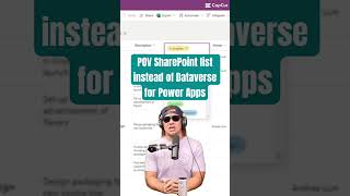 #SharePoint instead of Dataverse for Power Apps back end!  #powerapps #powerplatform