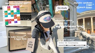 what is ENGINEERING *ACTUALLY* LIKE? college/uni advice for freshmen, friends, grades, fomo, drama