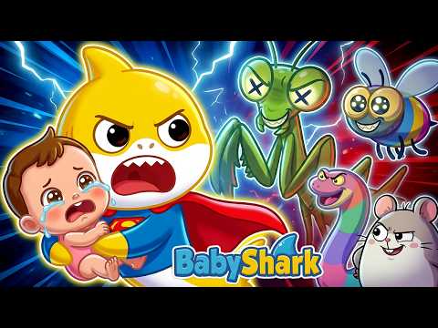 Superhero, Catch the Bugs! | Kids Turn into Superheroes | Nursery Rhyme & Kids Song | Baby Shark