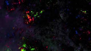 Dark Glowing Chaos 4K UHD Ambient TV Background Visuals | No Sound
